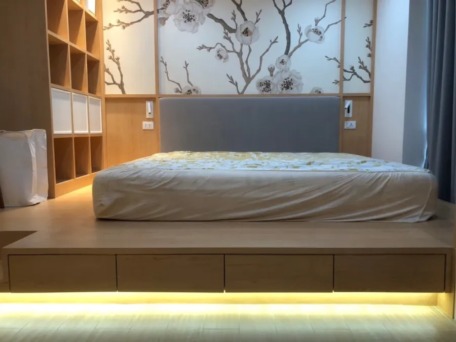 For rent!! Regal Sathorn Narathiwat, 22nd floor, beautiful room, newly renovated, Muji style, fully furnished, ready to move in. Don't miss out!!