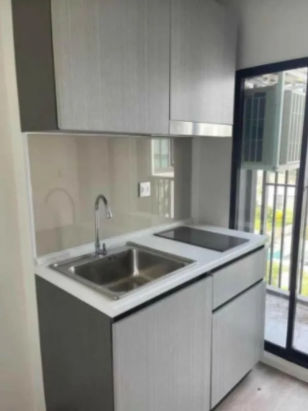 Urgent sale!! Condo Atmoz Ladprao 15, corner room, Building A, view overlooking the Elephant Building, fully furnished, ready to move in, book now!!