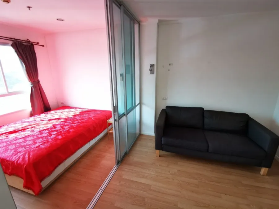 For rent!! Condo Lumpini Ville Lasalle-Bearing, 11th floor, Building B, beautiful room, fully furnished, ready to move in. Don't miss it!!