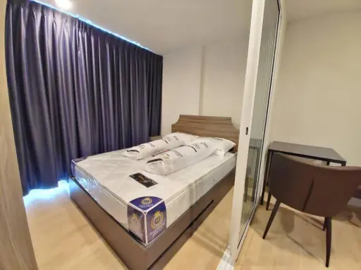 For rent, Premio Qunito Phaholyothin, very beautiful room, very well separated Have a nice view of the train Move now, don't hesitate.