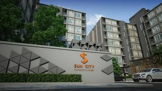 ให้เช่า Sun city condo แยกไฟฉาย ห้องน่าอยู่ สไตล์โมเดิร์น บิ้วอินเฟอร์อย่างดี ราคาน่ารัก รีบจองเลย