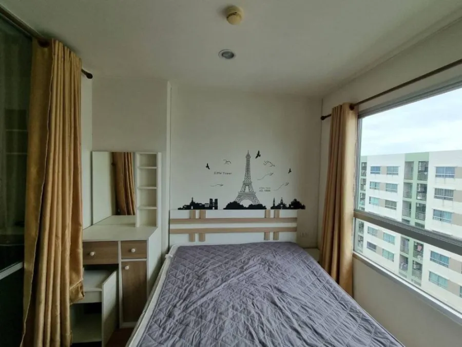 Condo for rent, Lumpini Nawamin, Sri Burapha, beautiful room, ready to move in. The most complete central