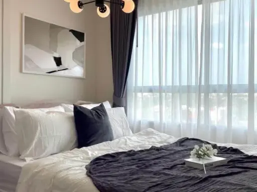 Condo for rent, Lumpini Ville Nakhon In-Riverview, furnished room, ready to move in, complete facilities, book now