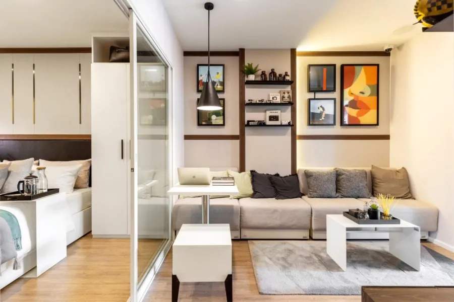 ขายดาวน์คอนโด บลู พหลโยธิน 35 ห้อง One bed room Plus ชั้น 5 วิวสวน รีบมาเป็นเจ้าของด่วนๆ
