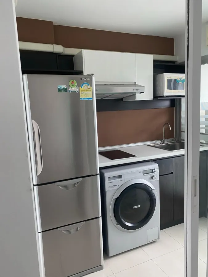 Condo for rent, The Room Sukhumvit 79, 6th floor, 2 bedrooms, very spacious room fully furnished You can just come in.