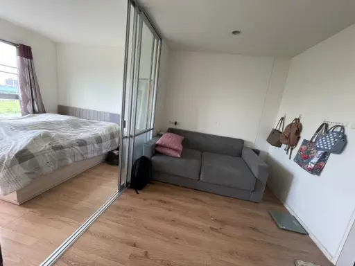 Condo for sale, Lumpini Ville On Nut-Phatthanakan. private corner room Not crowded, don't miss it. Hurry up to reserve.