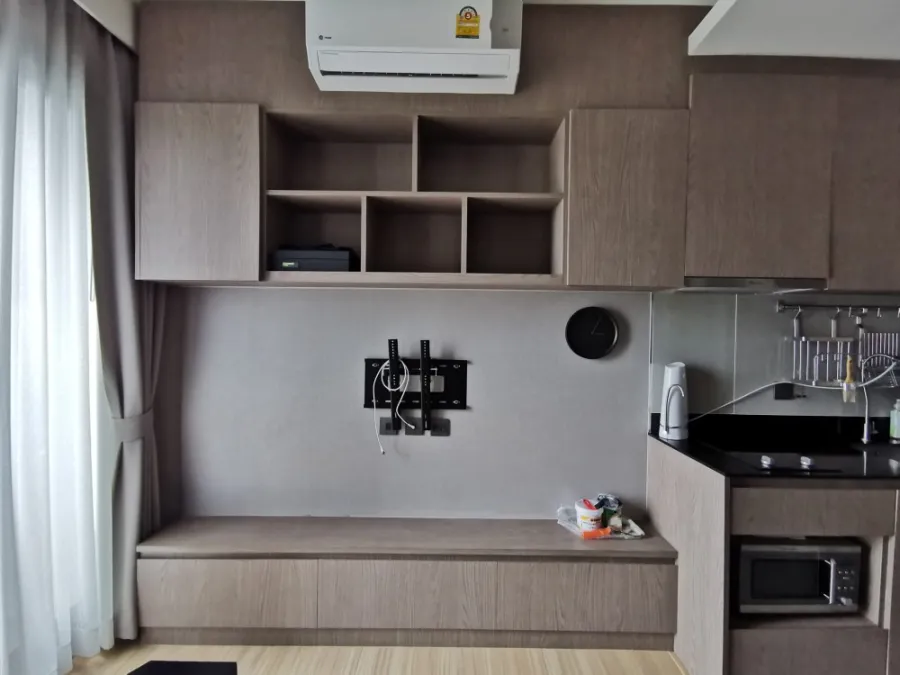 Condo for sale, M Chatuchak, decorated room, built-in, very beautiful, very livable, everything is complete, pets can be accommodated, hurry to reserv