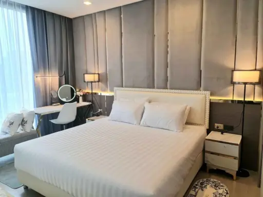 Sell/rent One Nine Five Asoke-Rama 9, clear view, can be decorated like a luxury class. The built-in furniture is very inviting. Book now. images
