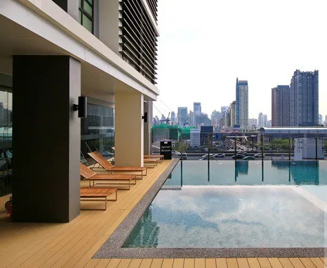 Rhythm Asoke 2 For rent ห้อง Studio 23 sqm ชั้น 28 วิวไม่บล็อค มาพร้อมสิ่งอำนวยความสะดวกครบ จองเลย
