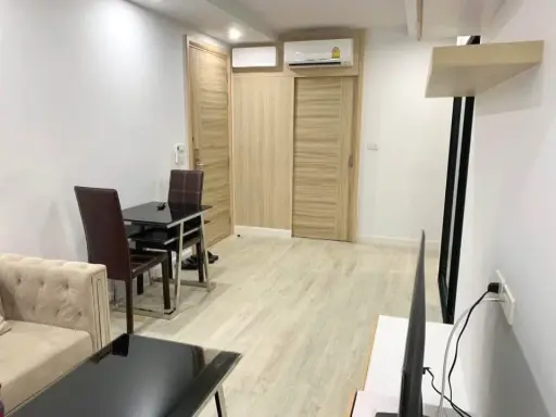 ให้เช่า V Condo Salaya วิวสนามบอล ลมพัดเย็นสบาย 2 ห้องนอน พร้อมเตียง + ตู้เสื้อผ้า Built-in จองเลย images