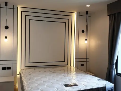 For rent: Life Ladprao Valley, high floor unit, fully furnished and ready to move in. Book now!