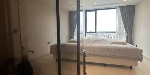 ปล่อยเช่าคอนโด The Room Sukhumvit 38 ห้องสวย ชั้น 15 ชั้นสวนกลางติดสวน วิวสวนและแม่น้ำเจ้าพระยา เงียบสงบ เป็นส่วนตัว จองเลย