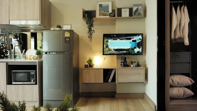 ขาย The Indeed Condo Amata 1 ห้องนอน 1 ห้องน้ำ พื้นที่ใช้สอยเยอะ เฟอร์ครบครัน ห้ามพลาด