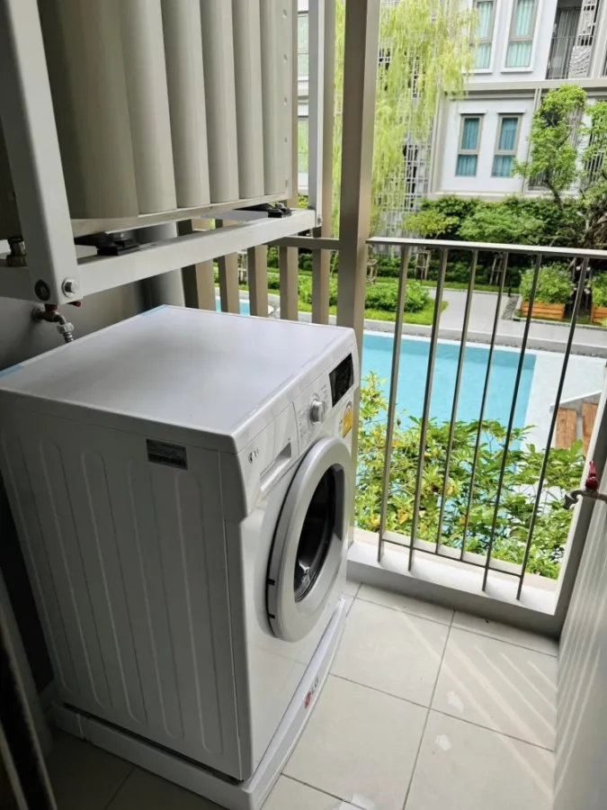 For rent: ASPIRE Pinklao-Arun Amarin, 2nd floor, pool view, room decorated in minimalist style, elegant, reserve first, get first.