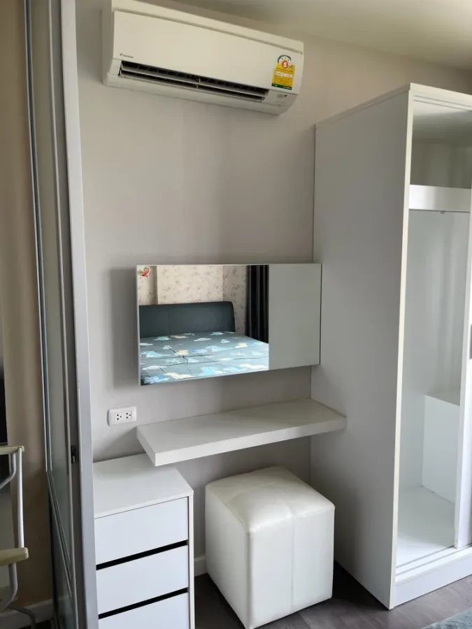 For sale or rent: D Condo Campus Resort Bangsean, 1 bedroom, 1 bathroom, high-quality wallpaper, fully furnished, reserve now!