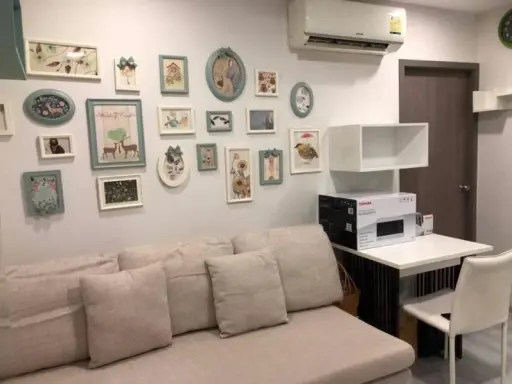 ให้เช่า​คอนโด​กรีเน่​ แจ้งวัฒนะ​ ห้องสวย ห้องนั่งเล่นใหญ่ แต่งครบ หิ้วกระเป๋าเข้าอยู่ได้เลย images