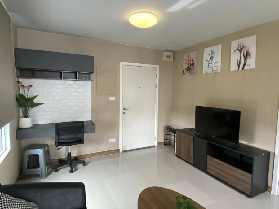 Plum Condo Paholyothin 89 for rent, 5th floor, corner room, fully furnished, nice to live in, reserve now, hurry!