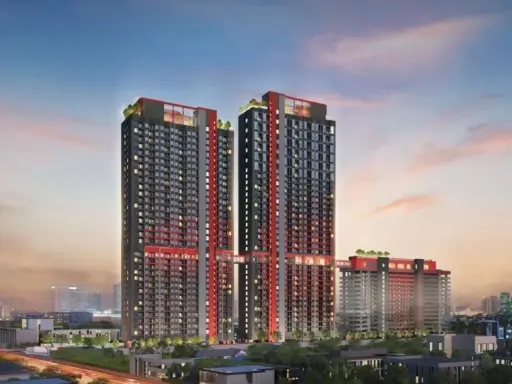 Down payment sale for Aspire Huai Khwang, 1 bedroom, 1 bathroom, size 30 sq m., affordable price, you'll regret it if you miss it.