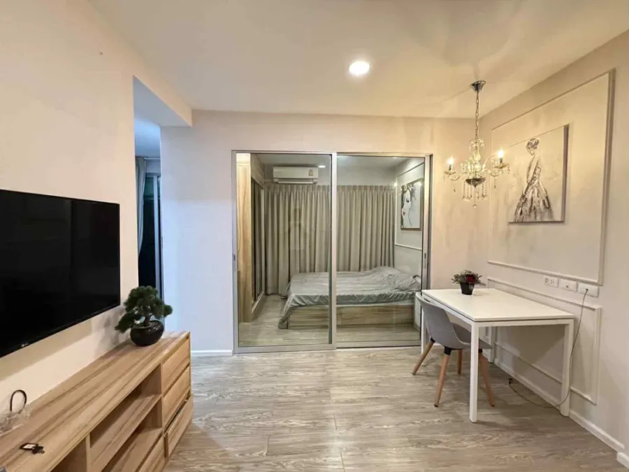 For sale or rent: Happy Condo Donmuang The Terminal, fully furnished and ready to move in. Completely furnished and ready to move in.