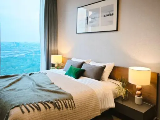For rent!! The Line Chatuchak-Mochit, 37th floor, view of Chatuchak Park, good location, convenient transportation, next to the BTS, hurry to book now images