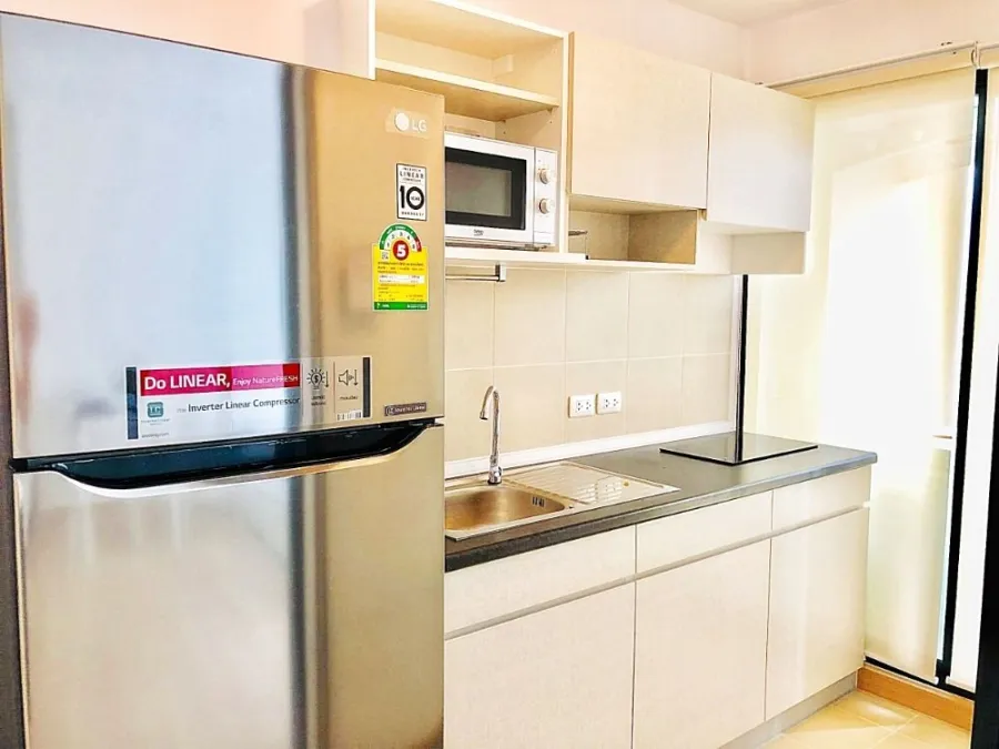 Condo for rent, Supalai Loft, Talat Phlu Station, nice room, wide size, city view and Chao Phraya River, hurry to book