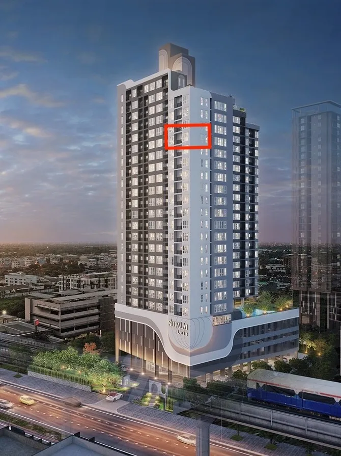 ขายดาวน์ Supalai Loft Phasi Charoen Station ชั้น 20 วิวดีมาก ห้องริม หัวมุม วิวเมือง วิวไม่ตัน