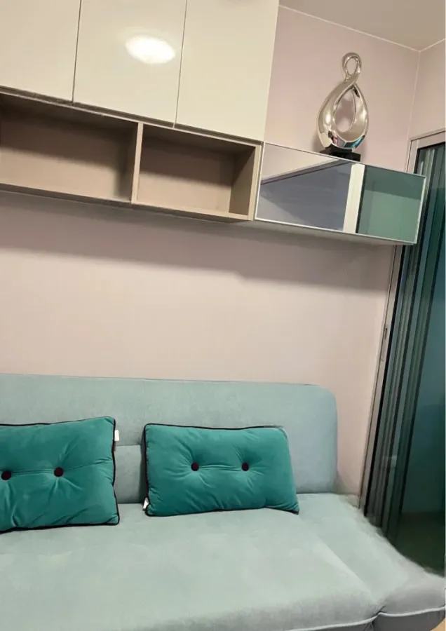 ให้เช่า Plum condo chaengwattana station ตึก A เฟส 2 เฟอร์นิเจอร์ครบเซต มาแต่ตัวเข้าอยู่ได้เลยจ้า