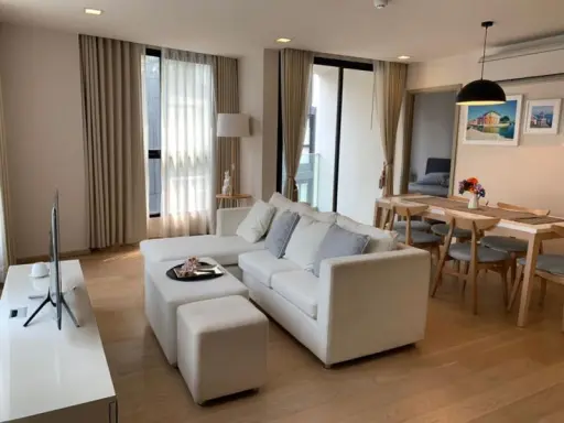 ให้เช่า liv@49 (sukhumvit 49) ขนาด 2ห้องนอน 2ห้องน้ำ เฟอร์ครบ มีเครื่องซักผ้า คาวมสะดวกครบครัน