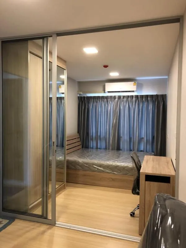 Plum Alive rangsit for rent, a beautiful pool view room, ready to move in. Fully furnished and electrical appliances