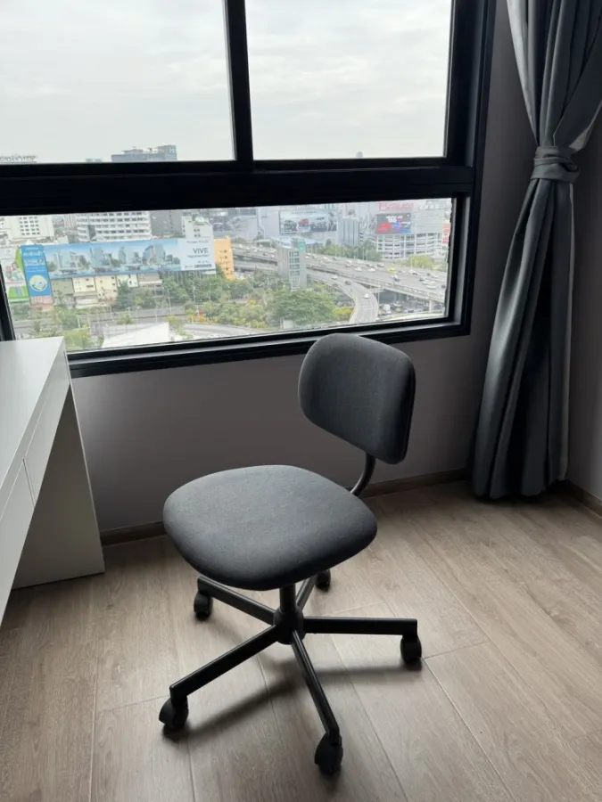 For rent!! Condo Ideo Rama 9 - Asoke, 17th floor, Building B, fully furnished. Ready to move in, don't miss it!!