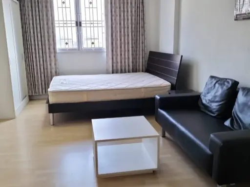 For rent: Dcondo Charan-Bangkhunnon, 5th floor, fully furnished room. If interested, hurry and reserve now.
