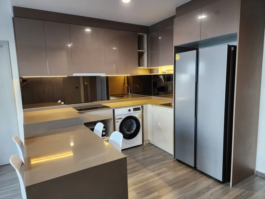 For rent!! Condo Ideo Chula Samyan, luxury condo room, 25th floor, located in the heart of the city, ready to move in, don't miss it!!