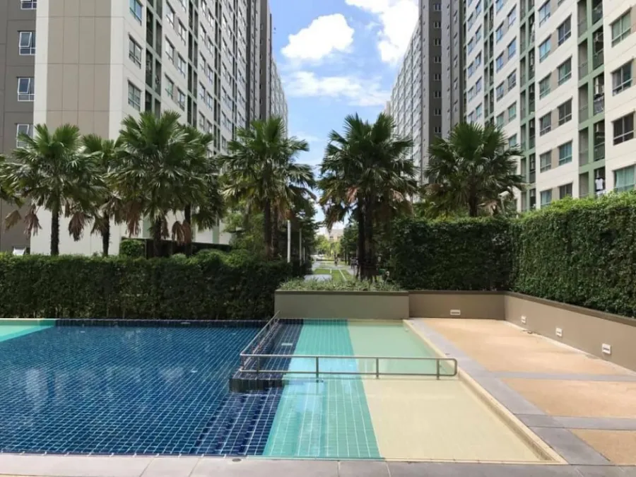 Condo for sale, Lumpini Park Nawamin-Sriburapha, beautiful room, fully furnished, good view, cheap price