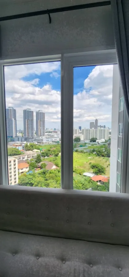 Chapter One Eco Ratchada-Huai Khwang Condo for rent, Studio room, beautiful decoration, fully furnished, hurry up to rent