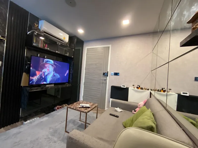ขาย ให้เช่า Atmoz รัชดา-ห้วยขวาง 1 ห้องนอน 1 ห้องน้ำ อาคาร A ชั้น 2 ห้องตกแต่เรียบร้อย บิวท์อินพร้อม