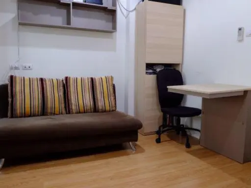 Condo for rent Lumpini Ville Sukhumvit 109 - Bearing, 5th floor, pool view, fully furnished.