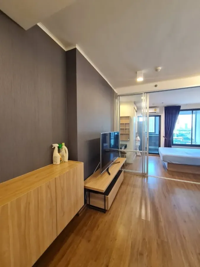 ขาย ให้เช่า U Delight Residence Riverfront Rama 3 ชั้นที่ 17 ขนาด 34 ตรม. วิวแม่น้ำฝั่งสะพานพระราม9 ลมผ่านเย็นสบาย พร้อมแล้วจองเลย