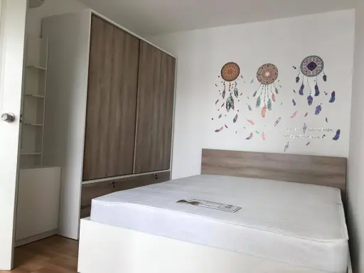 Regent Home 25 Tiwanon for rent, wide room, full furniture, price can be matched, I can tell you that you have to move the room quickly