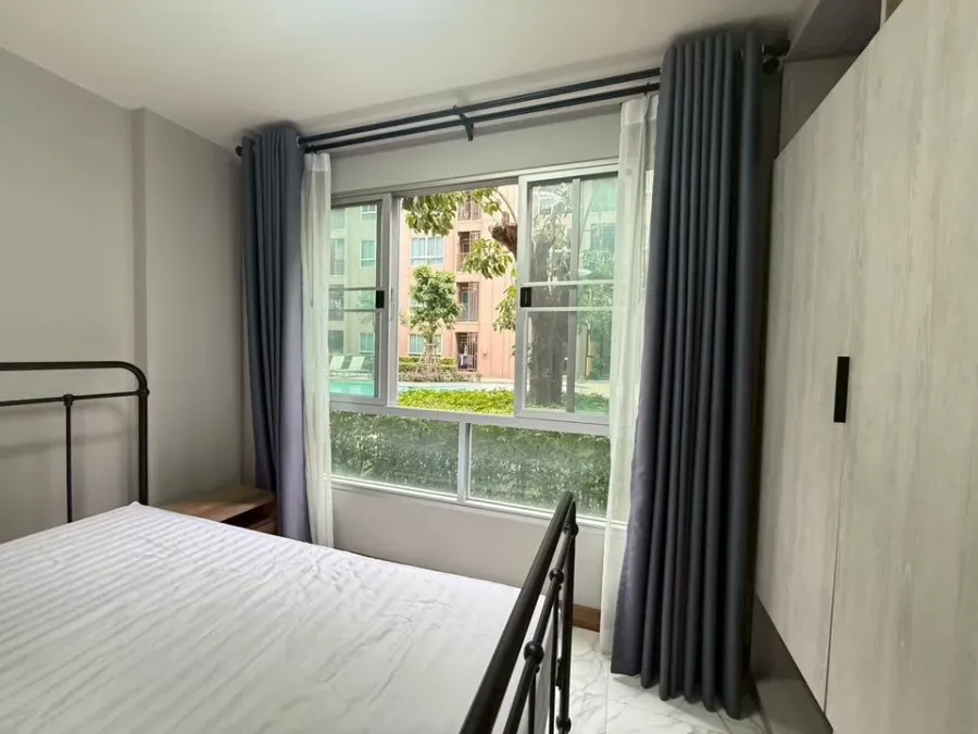 For rent: Dcondo Campus Kampangsaen, 1st floor unit. Great location with complete amenities. What are you waiting for?