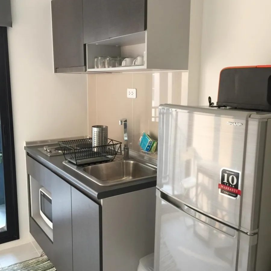 Condo for rent, The Base Rama 9 - Ramkhamhaeng, fully furnished, furniture, complete electrical appliances. ready to move in