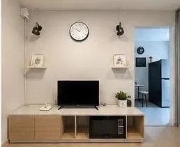 ให้เช่า Plum Condo Rangsit Alive 2 ห้องน่าอยู่ เฟอร์นิเจอร์และเครื่องใช้ไฟฟ้าครบครัน หิ้วกระเป๋าเข้าอยู่ได้เลยจ้า