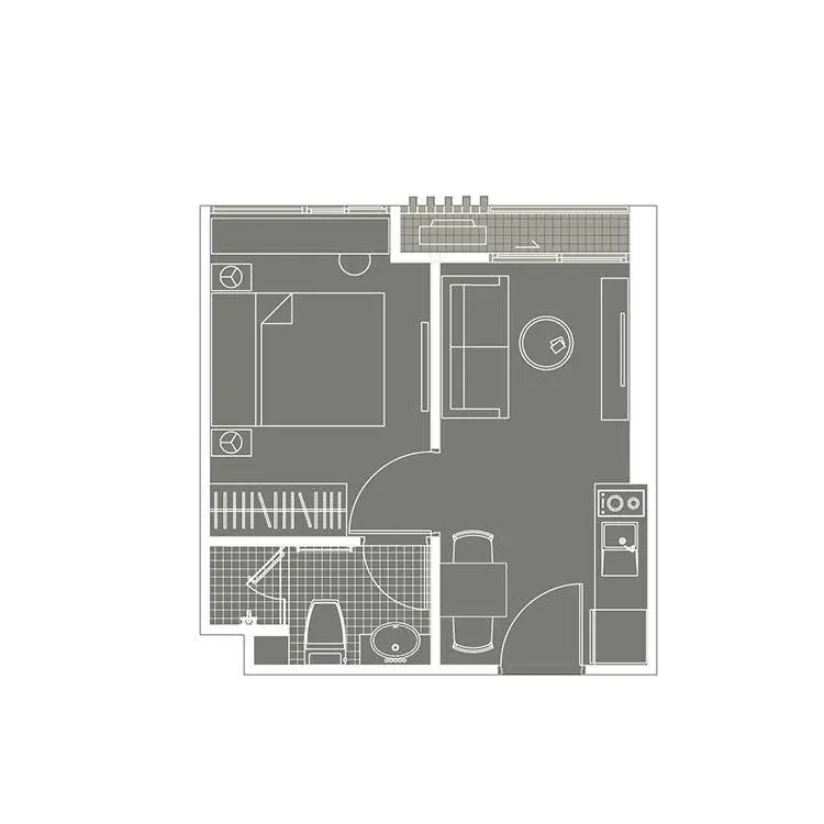 For rent: Noble Revolve Ratchada, a lovely unit with an unobstructed north-facing view and fully furnished. Book now!