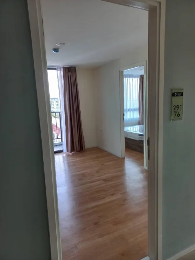 For rent, Modern Condo Charan 79, Studio room, 8th floor, size 28 sq m., good atmosphere, fully furnished, ready to move in, book now.