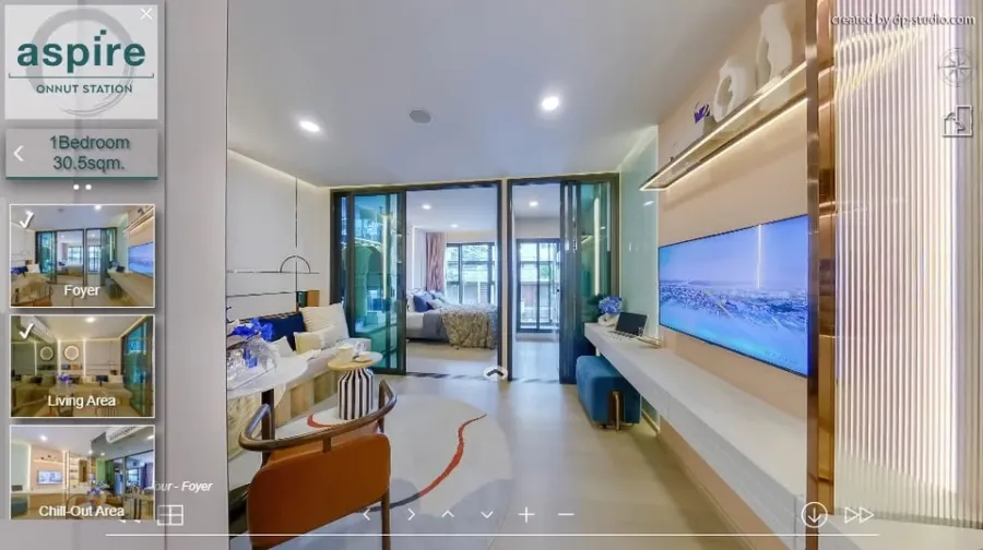 ขายดาวน์ แอสปาย อ่อนนุช สเตชั่น ชั้น 22 ทิศเหนือ แดดไม่ร้อน วิวดี ไม่ติดอาคารข้างเคียง น่าจองสุดๆ