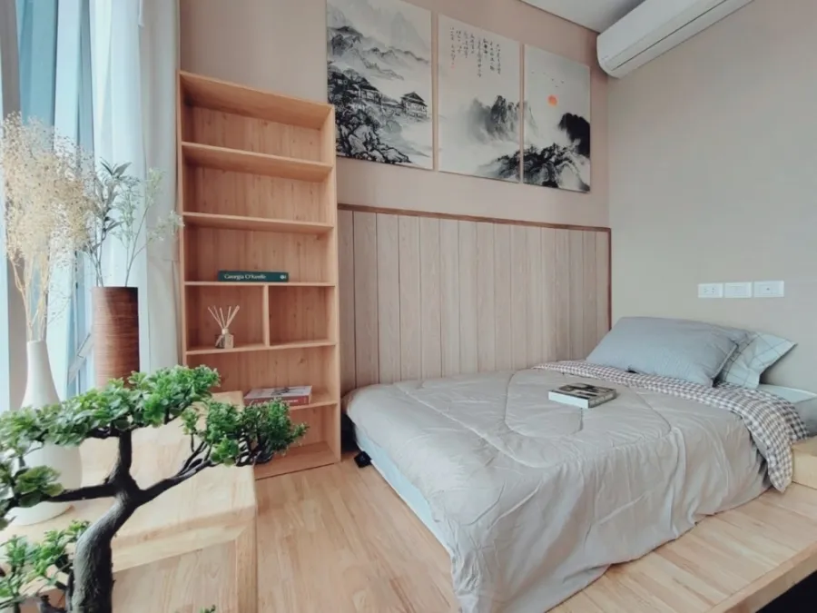 For sale The Saint Residences ห้องแต่งน่าอยู่ พร้อม Built in อย่างดี ราคาอย่างคุ้ม รีบมาจับจองเลย