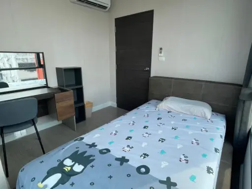 Sell Metro Sky Prachachuen, 4th floor, corner room, 2 bedrooms, fully furnished, ready to move in. Hurry up and book now. Don't miss it.