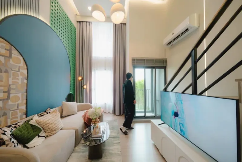 ขายดาวน์คอนโด Aspire สุขุมวิท-พระราม 4 ห้อง vertiplex ชั้น 34 ได้วิวสูง ราคาดี รีบมาจองเลย