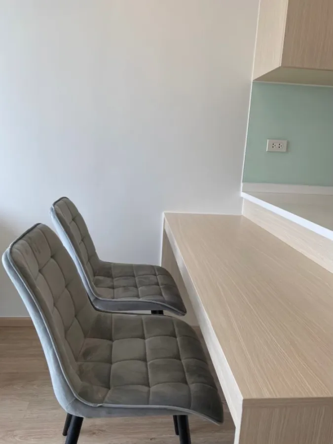 For rent!! Condo Serio Sukhumvit 50, new condo, fully furnished Convenient transportation near BTS On Nut, don't miss it!!