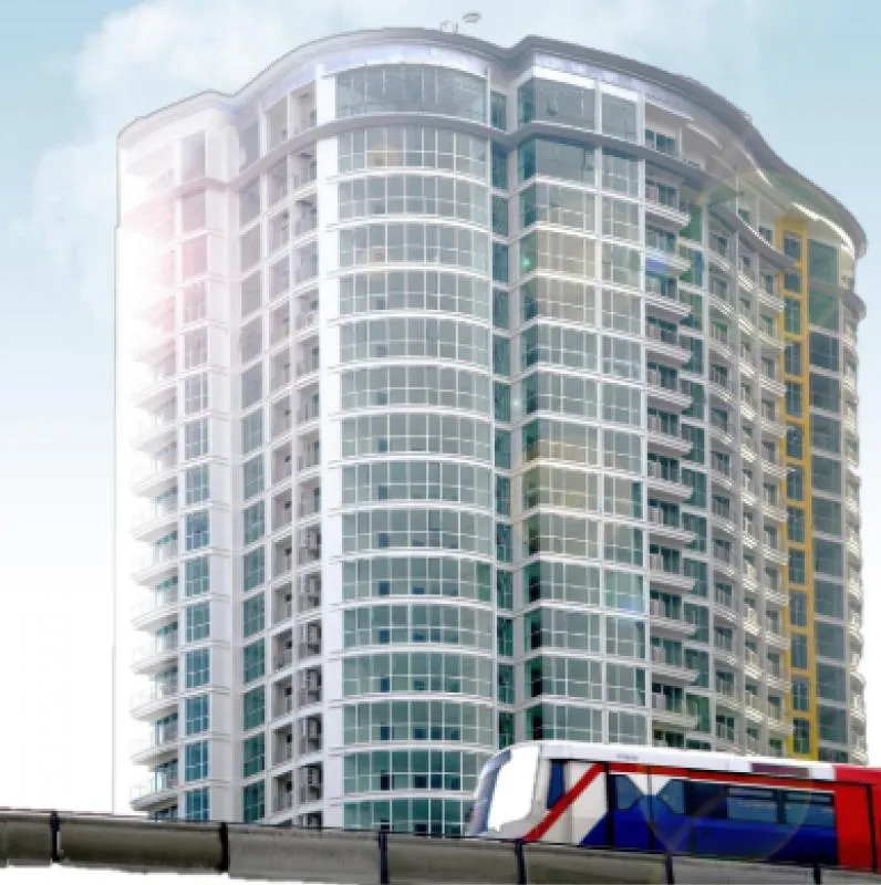 For sale Le Luk condominium, 200 meters from BTS Phra Khanong, fully furnished, good view, do not miss.