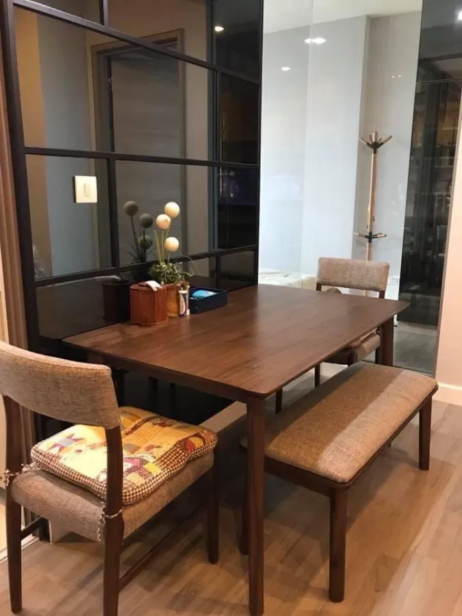 Condo for rent, The Room Rama 4, high floor, good view, fully furnished, just come and move in.
